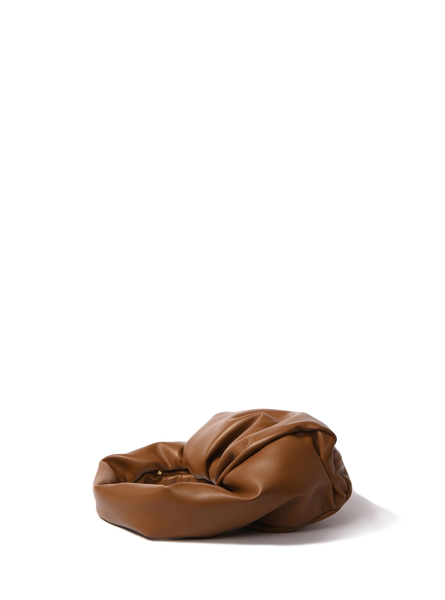 Marshmallow Croissant Bag in Soft Leather, Caramel – Bob Oré