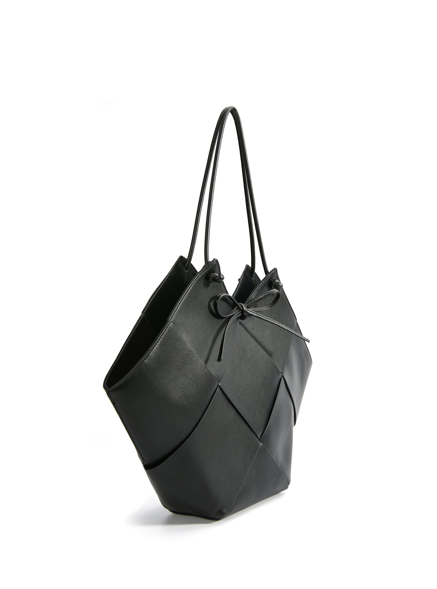 Taylor Contexture Leather Bag, Black