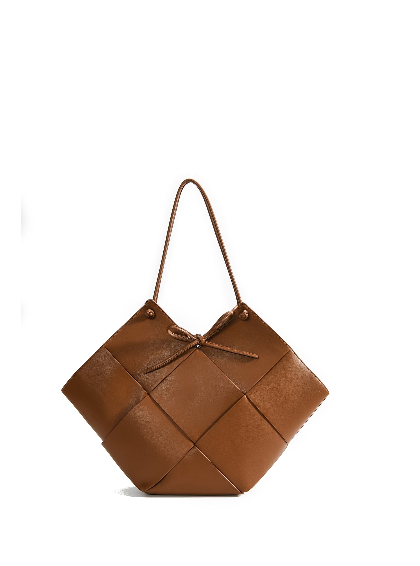 Taylor Contexture Leather Bag, Caramel