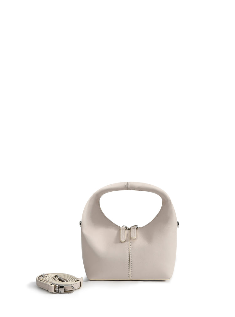 Rebecca Small Cutie Leather Bag, White – Bob Oré