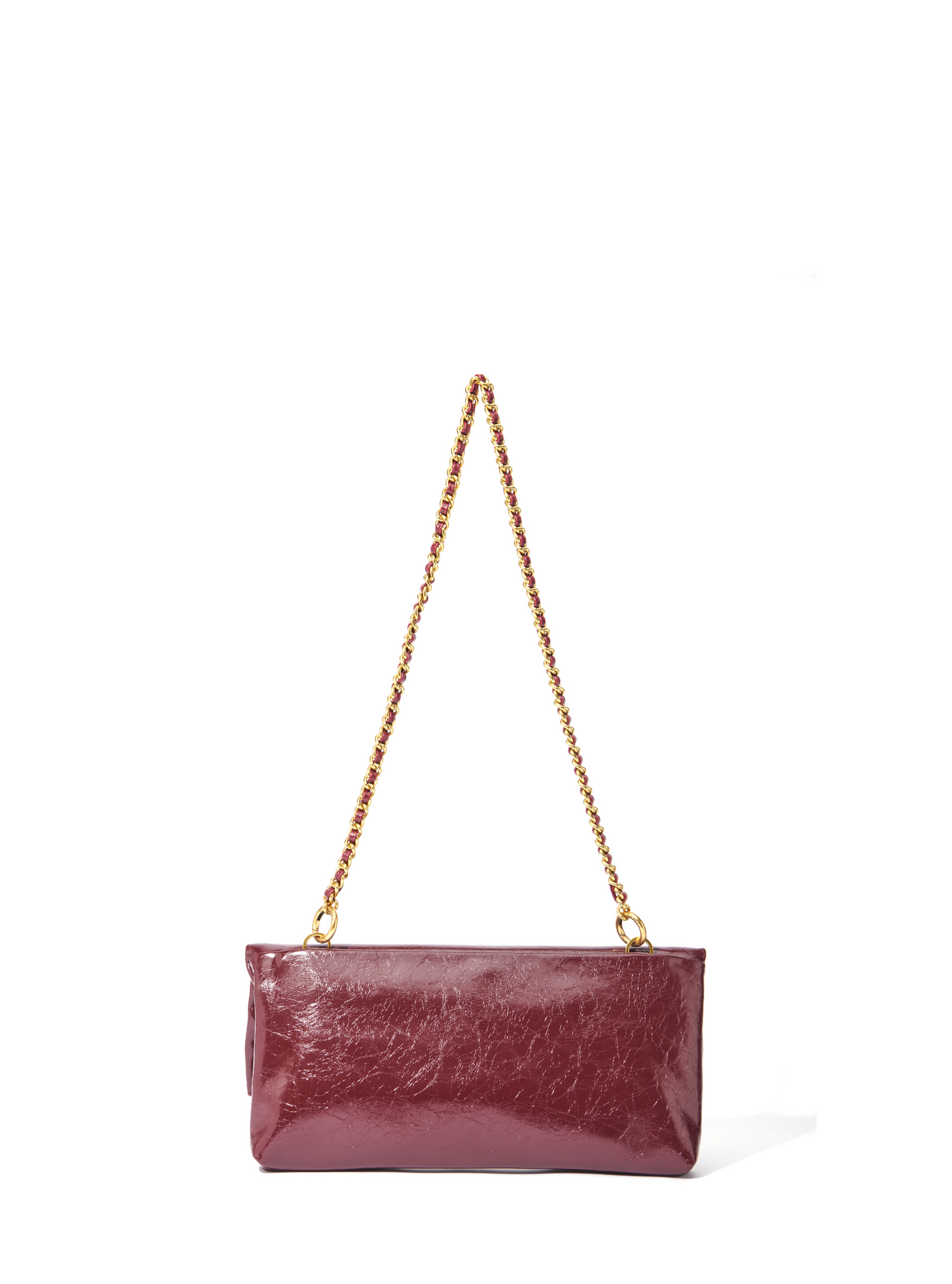 Rei Leather Bag, Red Wine