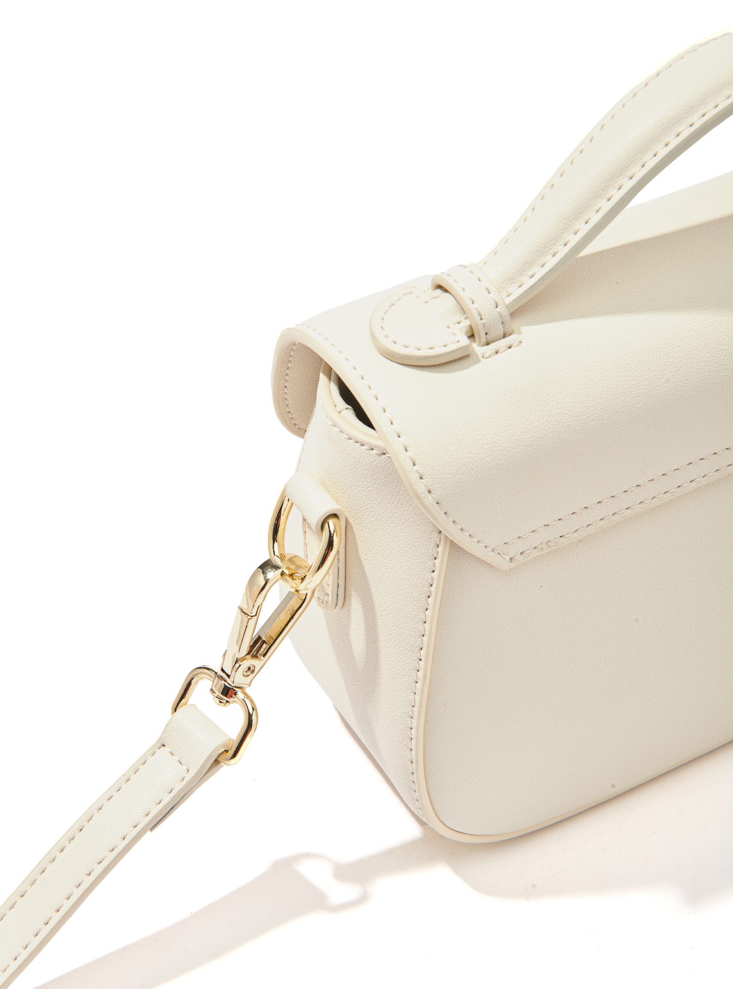 Makoto Leather Bag, White